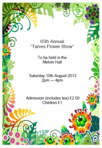 Tarves Flower Show 2013