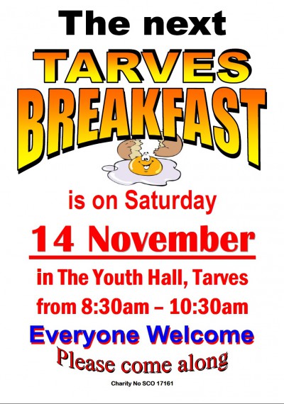 Tarves breakfast-Nov2015