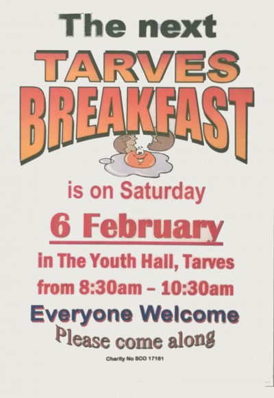 Tarves Breakfast-20160131