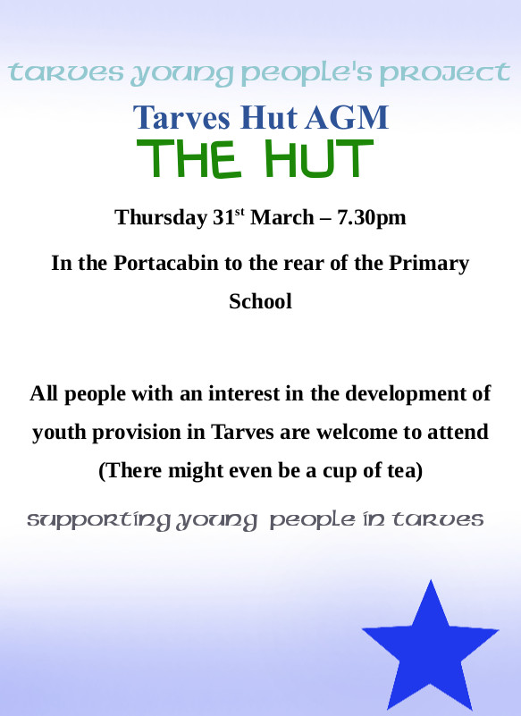 Tarves Hut AGM March 2016